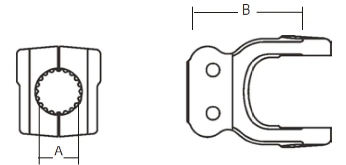 Replacement of Weasler 44 Series PTO Shaft Implement Clamp Yoke