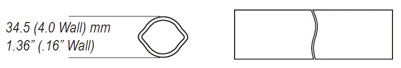 W2300 Series PTO Shaft Inner Tube