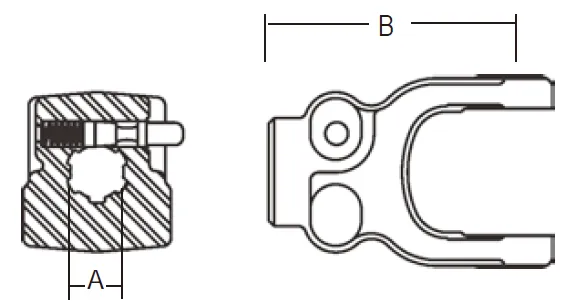 Replacement of Weasler 44 Series PTO Shaft Tractor Quick Disconnect Yoke
