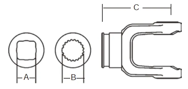 Replacement of Weasler 35 Series PTO Shaft Weld Yoke
