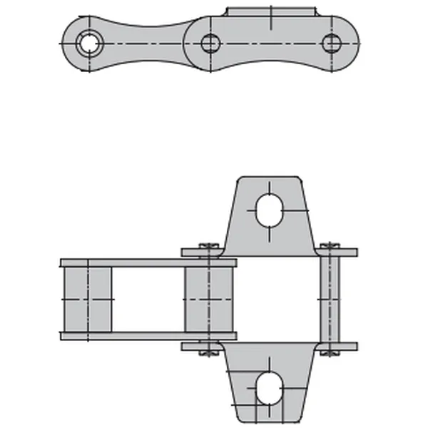 S55 Roller Chain with K1 Attachment