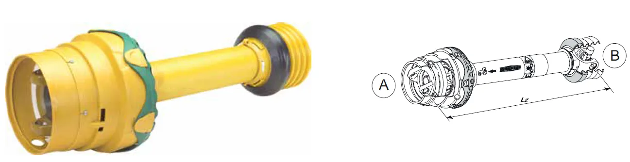 WWE2480 Series PTO Drive Shaft