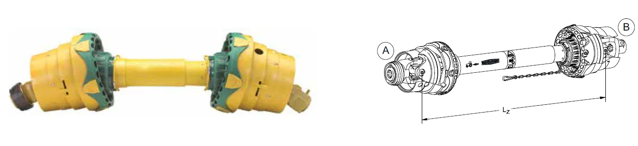WWZ2480 Series PTO Drive Shaft