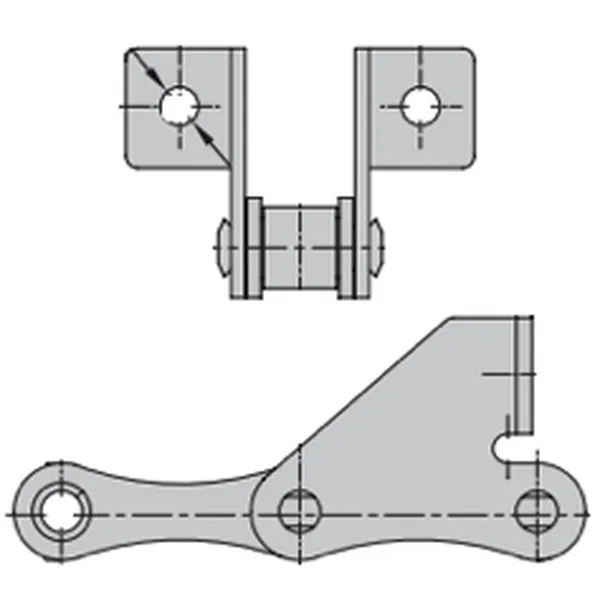 S55 Roller Chain with F3  Attachment