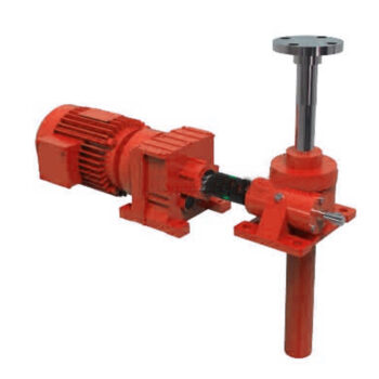 100kN motorized screw jacks with nut