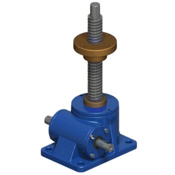 PG50-P5-F5-V-D-Y-1500 Special Design Nut And Flange Connection Low Gear Ratio Screw Jack For Industry