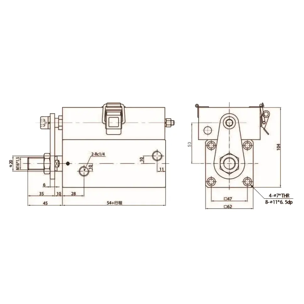 8fboaH7O mdc compact hydraulic cylinder 7 2 32 MDC Series Compact Mold Cylinder