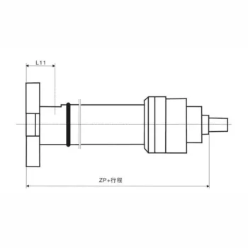 Rear Round Flange Type Metallurgical Hydraulic Cylinder