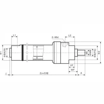 Y-HG1 Noraml Metallurgical Hydraulic Cylinder