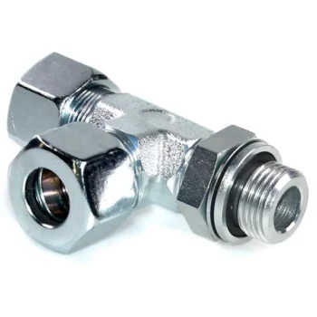 Adjustable Lock Nut Run Tee-LEE-M Hydraulic Fittings