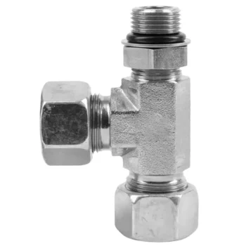 Adjustable Lock Nut Run Tee-LEE-UNF Hydraulic Fittings