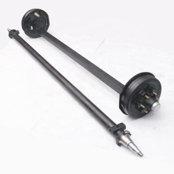High quality factory direct sale Light Trailer axle Lazy hub unbrake 5 wheel bolts complete Trailer accessories for rv use