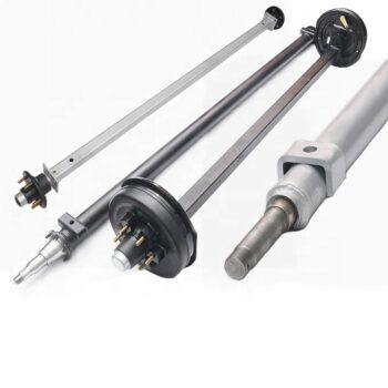 Factory Supply Standard Electric Axle Square Drop Axle Electric Brake for Horse Floats Trailer Accessories