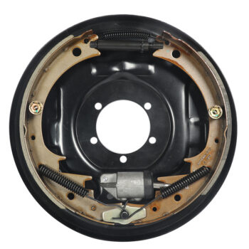 12" hydraulic brake with parking level for trailer using drum brake system