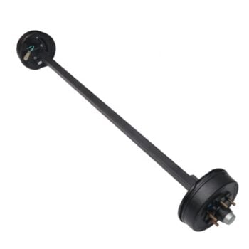 40mm Square Solid Steel Trailer Axle Beam and Trailer Spindle