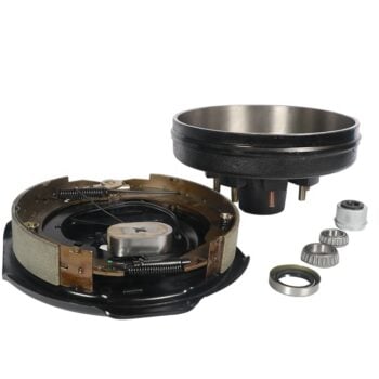 Trailer 5 on 4.5" Brake Drum Kits with 10"x2-1/4" Electric Brakes for 3,500 lbs Trailer Axle