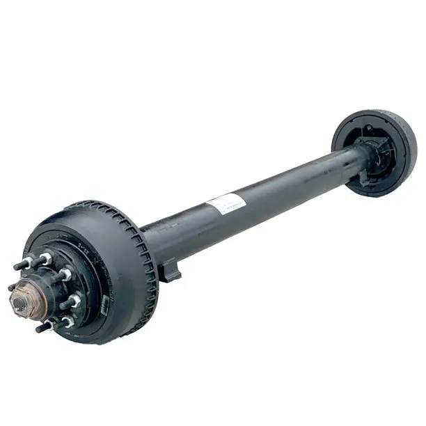 f8nRSaph H9bf9fc5290f64d67bf7c4afa6dd355dam 8000 LBS 12.25 Inch 8 Bolts Drum Braked Axle Assembly for America Type Trailers