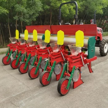 Agricultural Maize Seeder Drill 6 Rows Maize Planter with Fertilizer