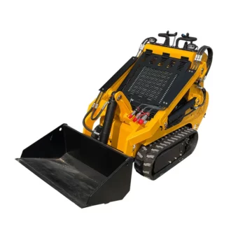 Earthmoving Construction Machinery Front End Mini Skid Steer Loader with Bucket