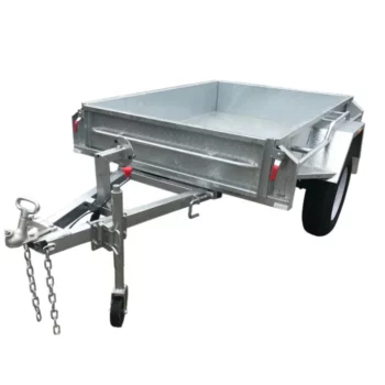 Trailer Parts Factory WholeATM 1000KGS to 3500KGS Galvanized Plant Trailer with Tandem Axle Digger Trailer for Loader