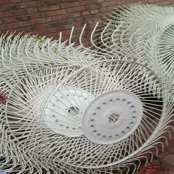 Farm machinery 4pcs wheel tractor hayrake for sale