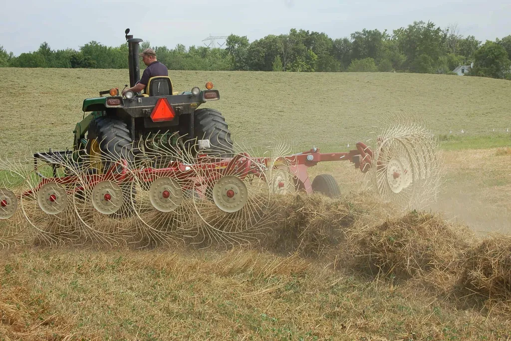 How to Install the Agricultural Hay Rake to Tractor