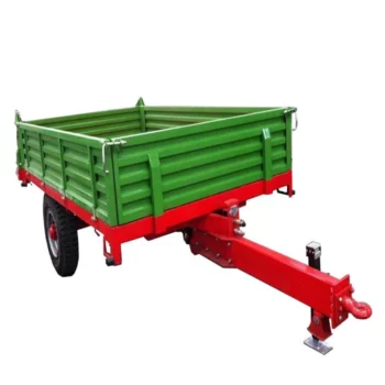Farm tractor mounted trailer rear tipping trailer 7CX-3