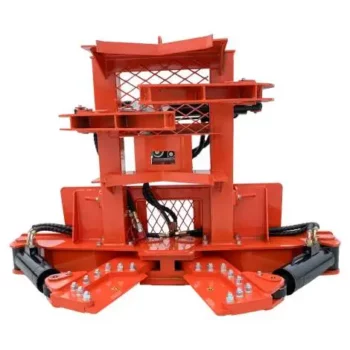 Skid Steer Tree Saw Heavy Duty Brush Cutter Skid Steer Hydraulic Tree Shears Attachments For Skid Steer Loaders