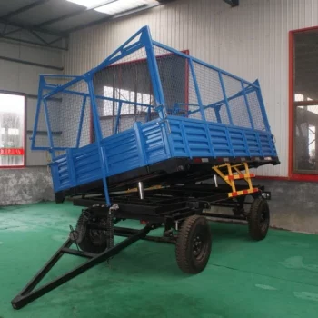 Farm Machine Double Axle Trailer for Tractor Used