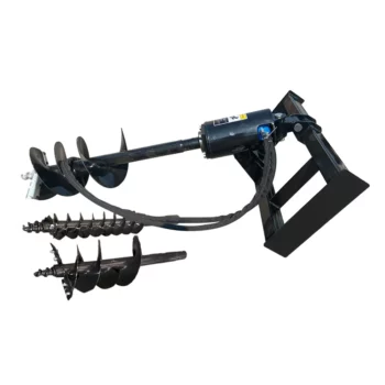 Hydraulic Skid Steer Attachment Loader Auger Drive and Bit Post Hole Digger