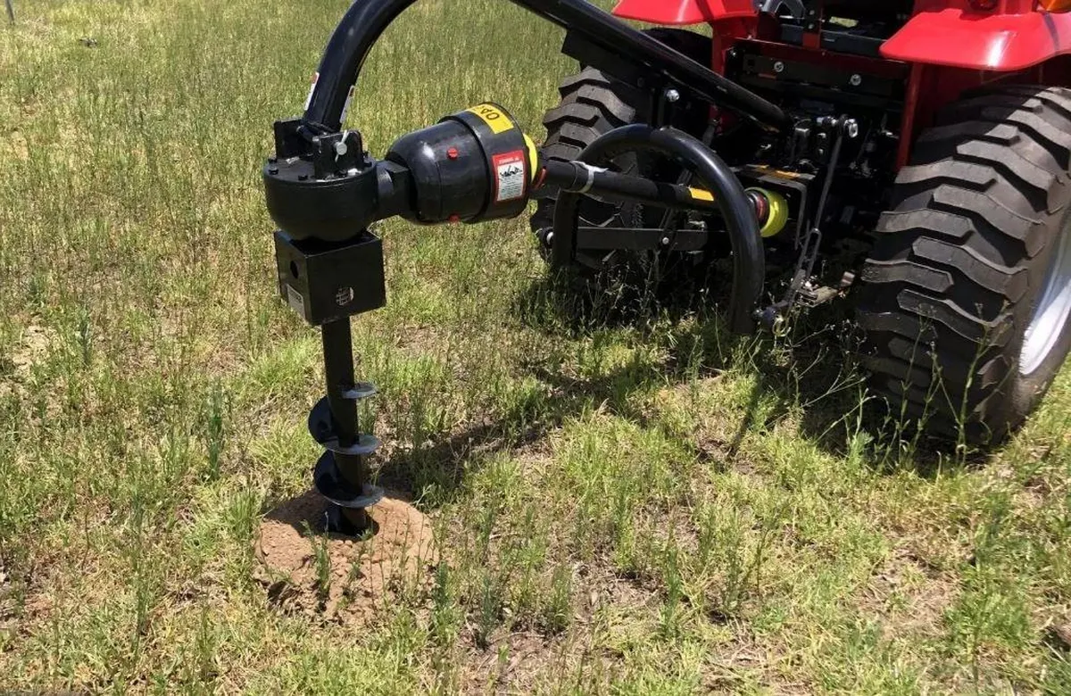 Tractor Mounted Post Hole Digger Applications