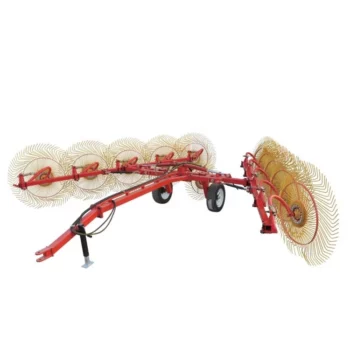 Hydraulic Tractor Matched Finger Wheel Hay Rake