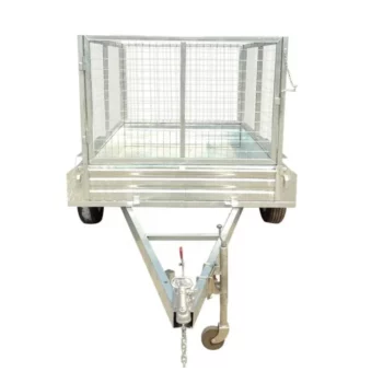 Hot Galvanised 9x5 Tandem 2 Ton Hydraulic Tipper Tipping Box Farm Plant Trailer