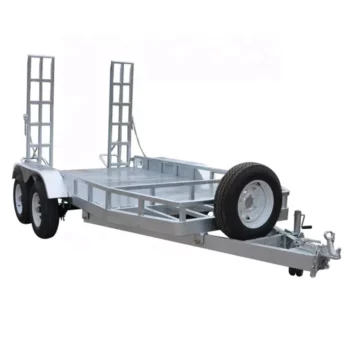 Box Trailer Trailer Parts Factory Whole ATM 1000KGS to 3500KGS Galvanized Plant Trailer with Tandem Axle Digger Trailer for Use: Car Trailer, Car Trailer