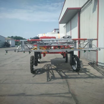 Self propelled four wheel spraying machine