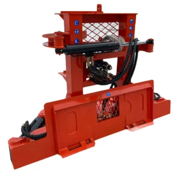 Tree Shear Skid Steer Skidsteer Forestry Equipment Skid Steer Brush, Tree Shear Feller Buncher Land Clearing Skid Steer