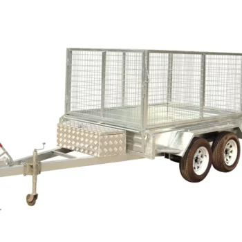 4x4 Trailer Made in Trailer Parts Factory 8x5 10x5 10x6 12x7 Australia Standard Galvanized Tandem Axle Box Trailer