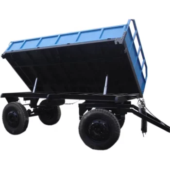 Farm used tractor tipping trailer for sale