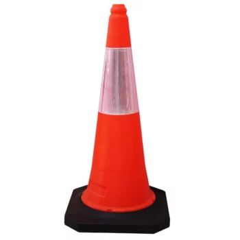 PE Material High Reflective Orange Green Flexible Traffic Caution Cone