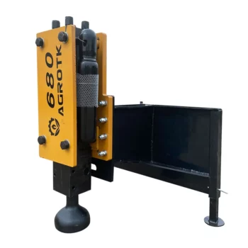 Skid Steer Loader Top Type Post Driver Vibrate Hammer Hydraulic Post Pile Driver Skid Steer Post Driver