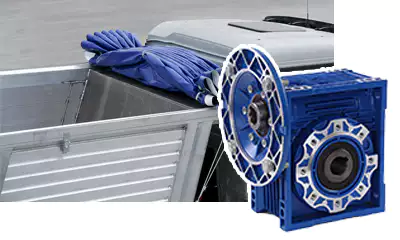 0 Gearbox for truck canopy system Gearbox for truck canopy system