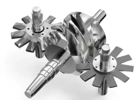 oil free air compressor screw