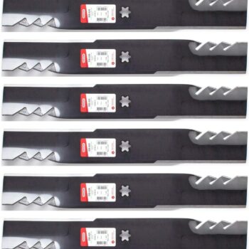 6PK Oregon 598-629 Gator G5 Blade for 42" MTD Troy Bilt Cub Cadet 942-0616 742-0616 942-04312 742-04312