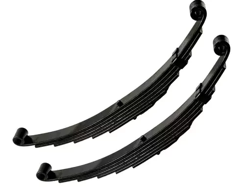 Trailer leaf spring suspension
