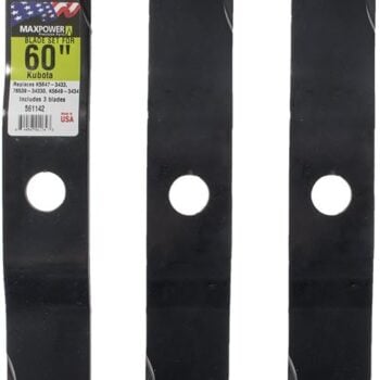 Maxpower 561142B Mower Blade, Black