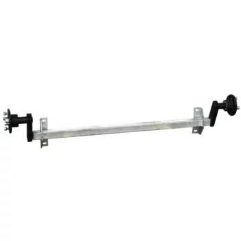 Torsion axle without brake
