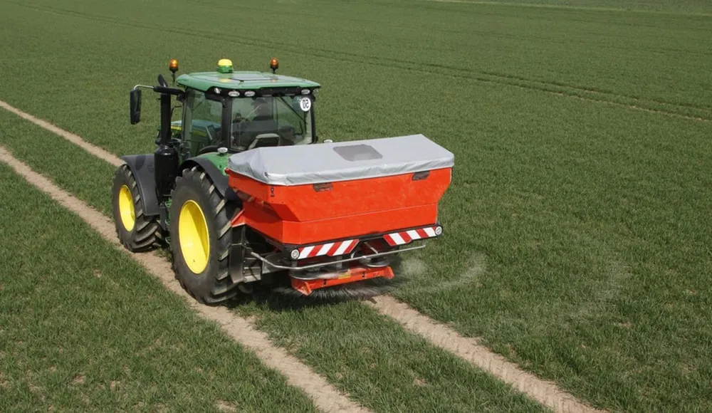 Double Disc Fertilizer Spreader Gearbox EP-SF10 Working Principle
