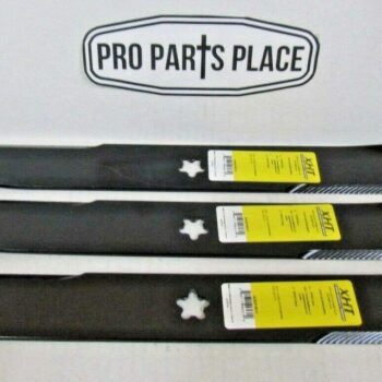 XHT 3 USA Made Blades Compatible with Husqvarna 52" Deck 510417801 539112079 521981501 MZ5225