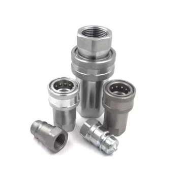 ISO-7241-A 1/2 inch Stainless Steel/Steel BSP/NPT Thread Quick Disconnect Hydraulic Hose Fittings & Excavator Quick Coupler