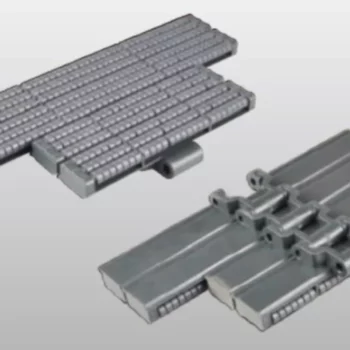 Plastic Flat Top Chains Heavy Duty Single Hinge Straight Running Chains With Low Noise Accumulation Rollers Replacement Of System Plast LBP8257 - K750